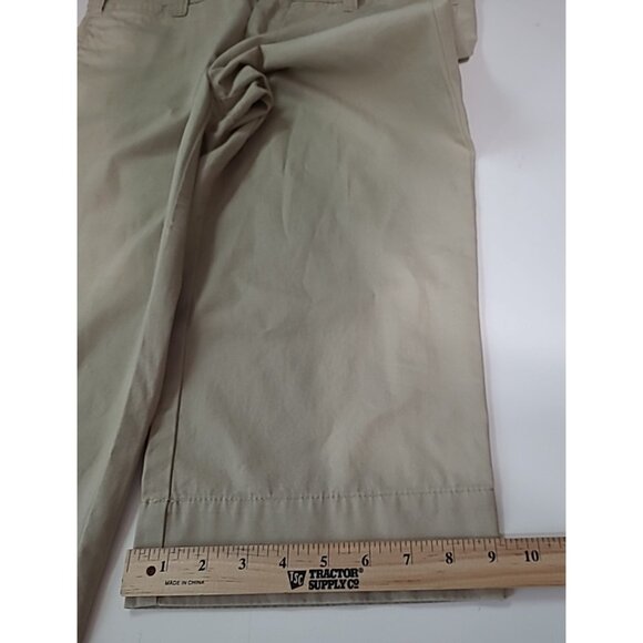 Gap Favorite Khaki Capri Women’s Sz 10 Flat Front Tan Pockets Capri Pants - Picture 11 of 11